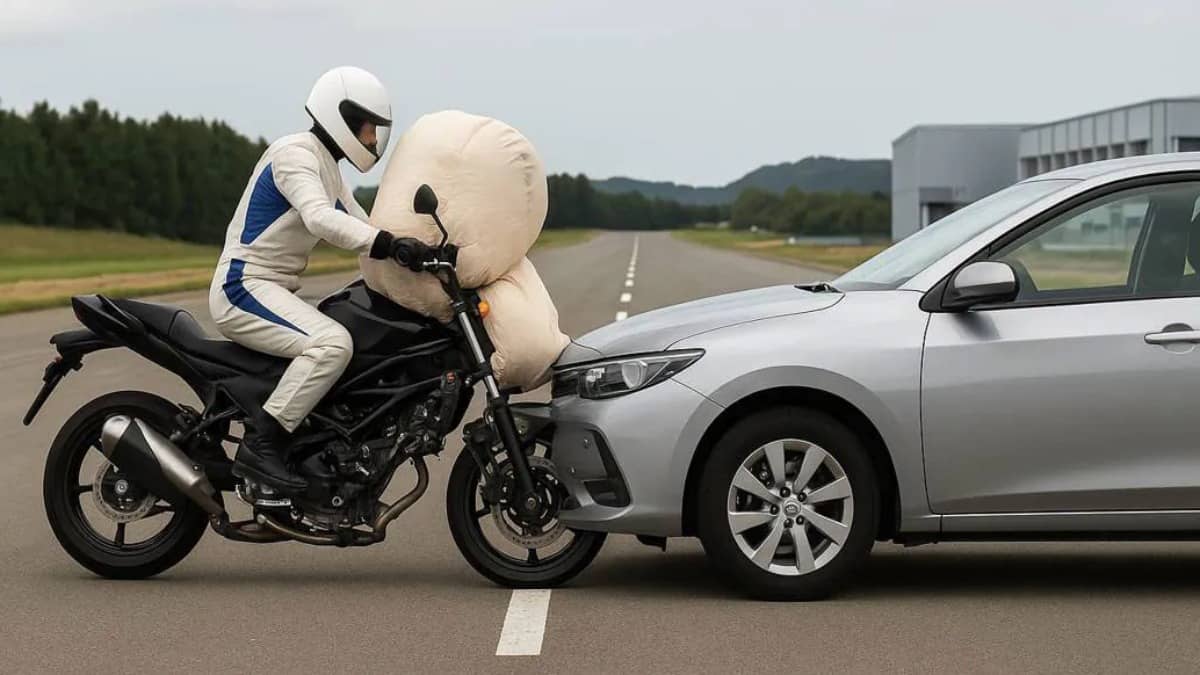 Toyota moto 2024  Un airbag innovant à déploiement 0015s