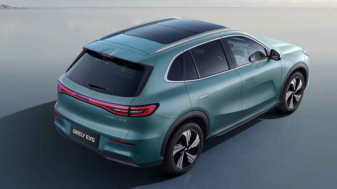 Geely ex5  Le suv électrique chinois débarque en europe