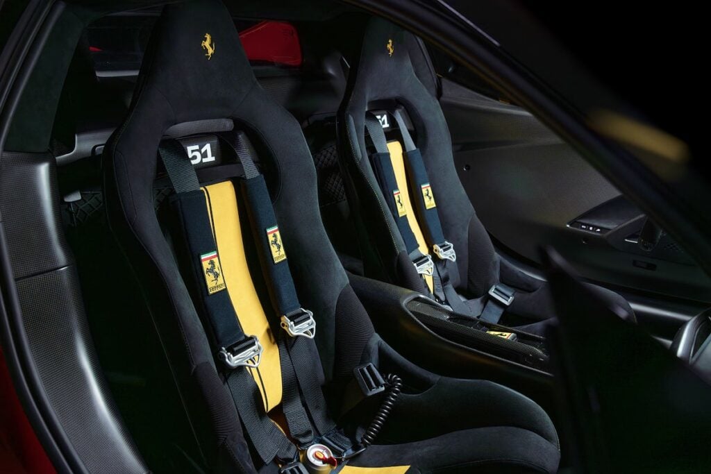 Intérieur de la 296 Speciale Piloti - © Ferrari
